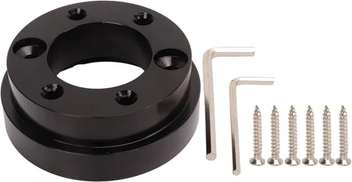 Fydun G27 G920 Adaptador de volante de liberación rápida 2.756 in placa adaptadora de volante aleación de aluminio para volante G25 G27 G29 G920 13