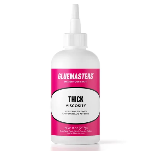 Miniatura 13 de Superpegamento de cianoacrilato (CA) de grado profesional de GLUE MASTERS - 56 gramos - Adhesivo de viscosidad media para plástico, madera