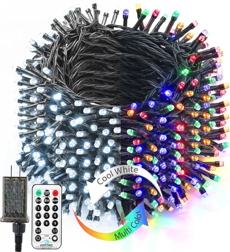 Miniatura 17 de Brizled Luces de Navidad inteligentes, 66 pies, 200 luces LED que cambian de color, aplicación y control de voz, luces de árbol de Navidad Blanco