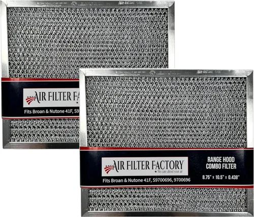 Air Filter Factory Filtro de ventilador de estufa 41F, 97007696, 97005687, repuesto para campana extractora Broan Nutone, filtro combinado de carbón