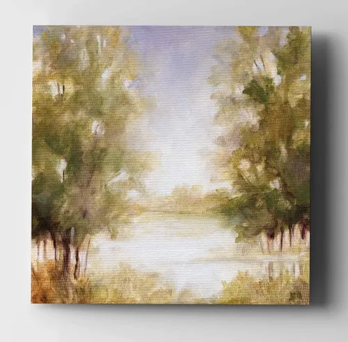 Miniatura 46 de WEXFORD HOME Cuadro Premium en Lienzo con Envoltura de Galería Floral Multicolor para Pared, Arte Abstracto Floral Romántico Moderno, Impresión