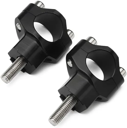 Miniatura 4 de JFG RACING Elevador de Manillar de Dirt Bike, Soportes Abrazaderas de Manillar de Motocicleta CNC para 125-530 SX SXF EXC EXCF XCW XCFW Negro