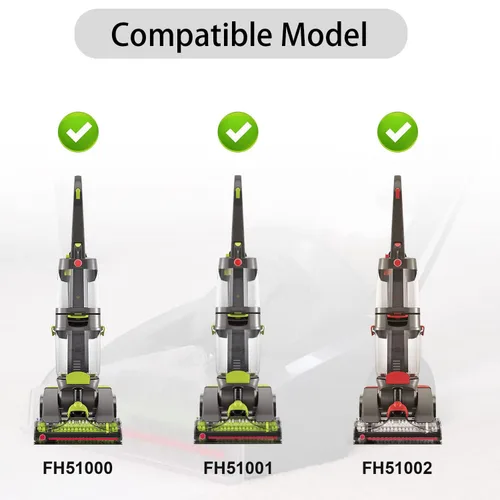 Miniatura 3 de 2 correas de repuesto 440005536 para aspiradora Hoover Dual Power Max para aspiradoras de alfombras, compatibles con los modelos Hoover FH51000