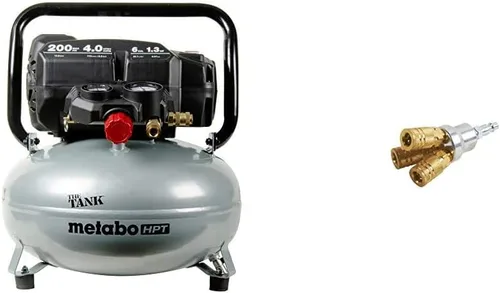 Miniatura 3 de Metabo HPT,"THE TANK" - compresor de aire para panqueques 200 PSI, 6 galones (EC914S)