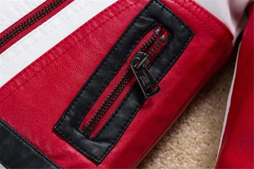 Miniatura 5 de BUDERMMY Chamarras de cuero para niños pequeños