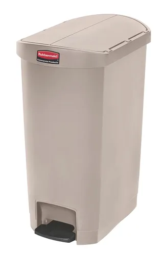 Miniatura 32 de Rubbermaid Commercial Products - Bote de basura Streamline Slim con pedal Papelera de plástico, 4 galones (15 litros), color rojo, con manos