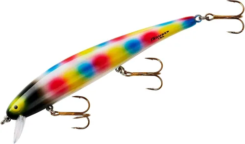 Miniatura 60 de Bomber Señuelos Long A Slender Minnow Jerbait Señuelo de Pesca a rayas (Baby Striper)