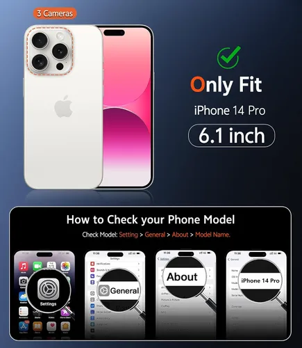 Miniatura 1364 de FNTCASE Funda para iPhone 13 Pro-Max: Fundas magnéticas transparentes compatibles con Magsafe Slim anti amarillamiento protección contra caídas