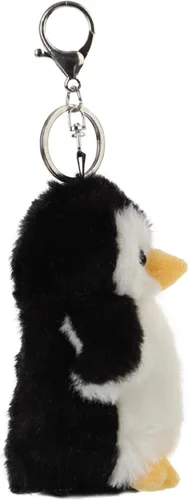 Miniatura 4 de Apricot Lamb Lindos juguetes antárticos de peluche de pingüino negro de peluche llavero suave para bolsa de niños, bolso, mochila y bolso