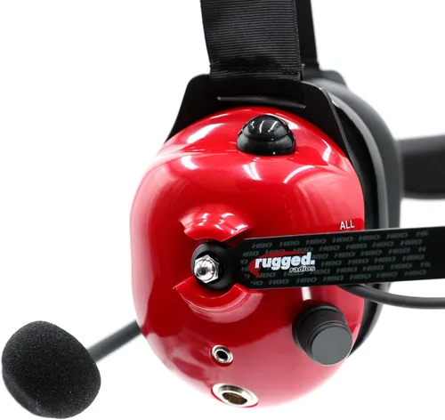 Miniatura 2 de Rugged Radios Solo NASCAR Linkable Behind The Head Headset para radios de carreras de fanáticos de carreras Comunicaciones electrónicas - Se conecta
