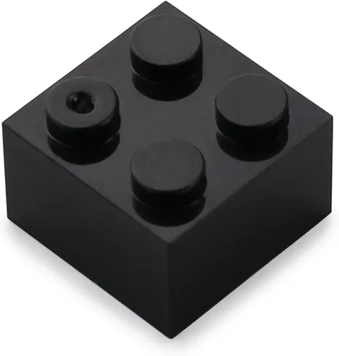 Miniatura 2 de Ladrillos negros 2x2, 400 piezas, piezas de construcción creativa, juego de bloques de juguete, accesorios básicos compatibles con 3003 principales