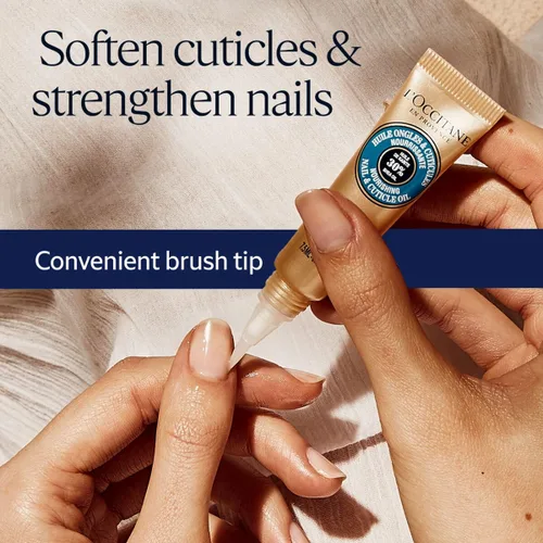 Miniatura 2 de L'OCCITANE Aceite de karité para uñas y cutículas, hidratación nutritiva para uñas más fuertes y saludables, cuidado hidratante para manicura