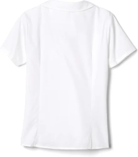Miniatura 2 de Las niñas Cuello Peter Pan de manga corta blusa (Amarillo)