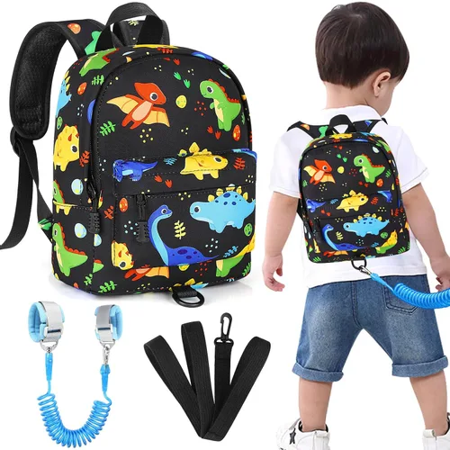 Miniatura 8 de Accmor - Mochila para niños pequeños con correa de muñeca anti-pérdida, lindo arnés para caminar para niños pequeños, mantiene a los niños cerca