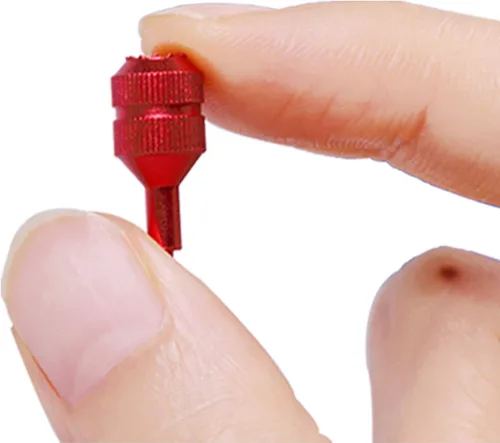 Miniatura 5 de FPV Drone Thumb Rocker CNC Aleación de aluminio Joystick para DJI RC Pro/DJI FPV Control remoto 3/2 (rojo)