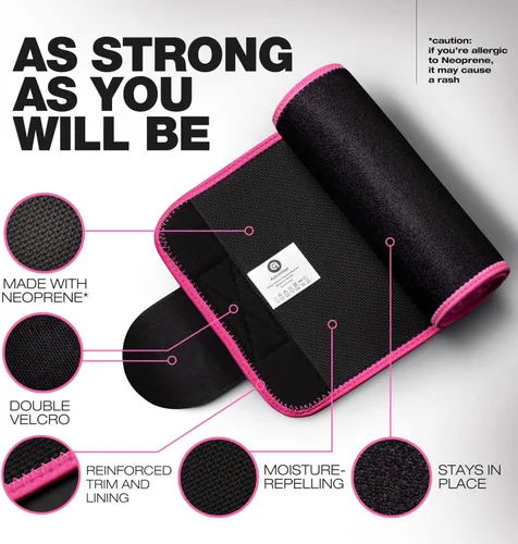 Miniatura 2 de ActiveGear Entrenador de cintura para mujer Dobladillo rosa