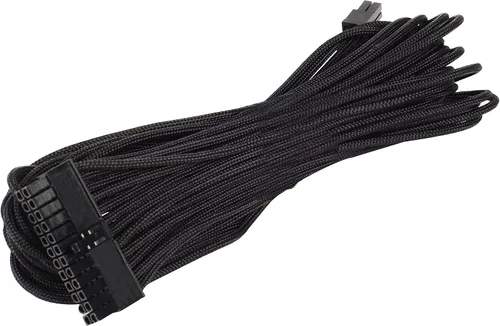 Miniatura 9 de SilverStone PP06B-EPS55 - Cable de fuente de alimentación de manga negra para un adaptador EPS/ATX de 12 V de 8 pines de 21.654 in de largo