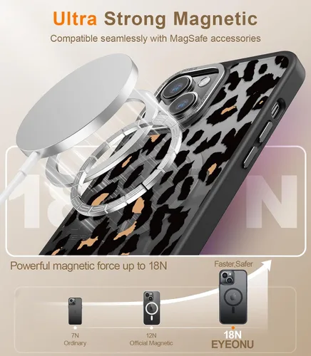 Miniatura 151 de Goodon para iPhone 15 Pro Max con protector de pantalla de privacidad, compatible con Magsafe, funda translúcida mate a prueba de golpes - Linda