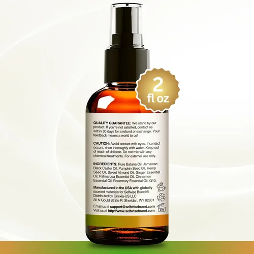 Miniatura 8 de Aceite de batana para el crecimiento del cabello + aplicador de peine – 100% puro, orgánico, prensado en frío, sin refinar de Honduras por Dr. Sebi