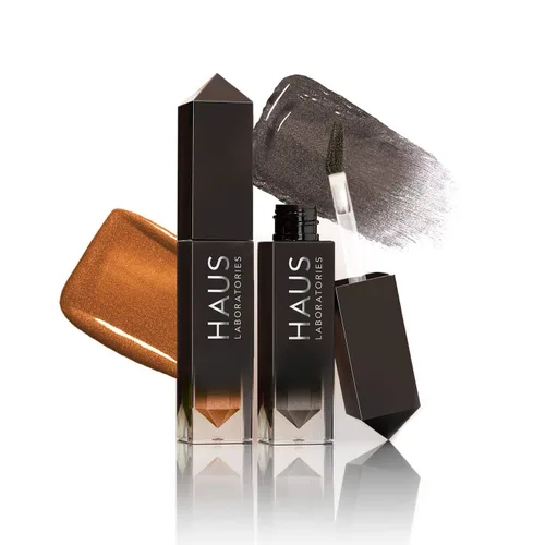 Miniatura 9 de HAUS LABORATORIES por Lady Gaga: Juego de sombras de ojos líquidas Glam Attack, sombras de ojos pigmentadas en juegos brillantes y metálicos