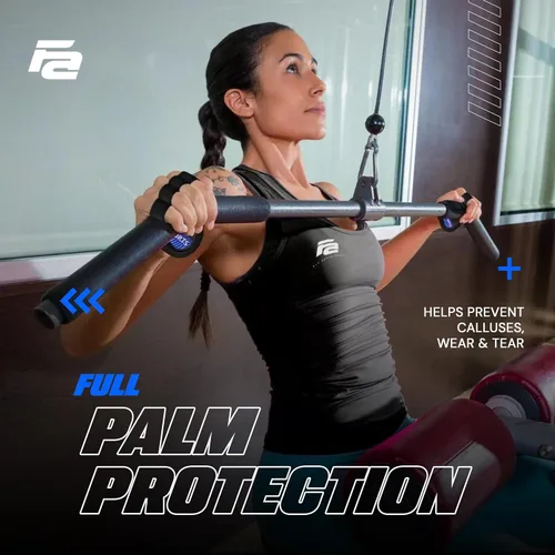 Miniatura 3 de Guantes de entrenamiento Fit Active Sports para el gimnasio - Agarres duraderos para el gimnasio y almohadillas de agarre - Acolchado de goma