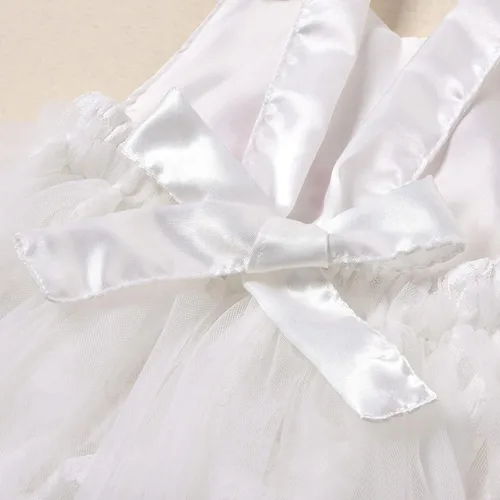 Miniatura 118 de Traje de bebé niña primer cumpleaños traje de encaje tul mameluco princesa tutú vestido de un año cumpleaños pastel Smash fotografía ropa
