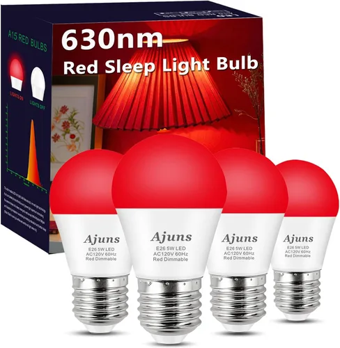 Miniatura 7 de Bombilla LED equivalente a 5 W, equivalente a 40 W, 120 V, bombillas para ventilador de techo, luz blanca cálida 2700 K A15, bombilla LED de ahorro