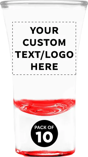 Miniatura 15 de Lord Shooter - Vasos de chupito grabados personalizados de 1.75 onzas, paquete de 10/50/100, texto personalizado, logotipo, fiesta de cumpleaños