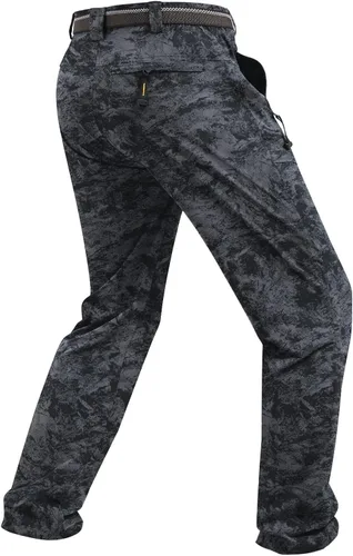 Miniatura 4 de SIKAINI Pantalones tácticos de secado rápido para hombre, ligeros, impermeables, para senderismo, Ripstop, con cinturón