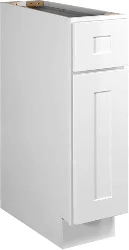 Design House Brookings Shaker 561316 - Armario de cocina con base sin ensamblar, 9 pulgadas de ancho x 24 pulgadas de profundidad x 34.5 pulgadas de