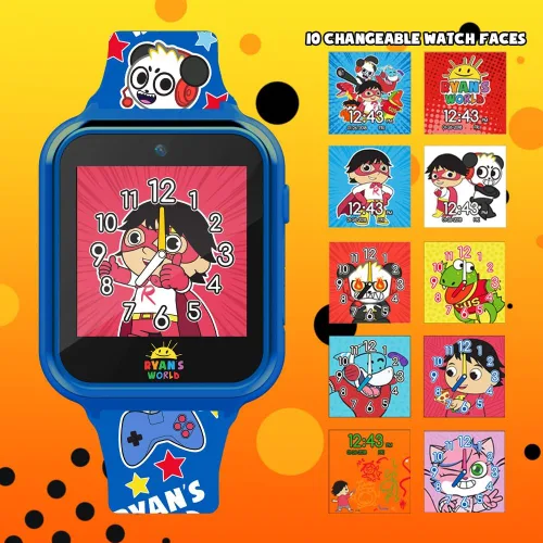 Miniatura 5 de Ryan's World - Reloj inteligente para niños con pantalla táctil, cámara, grabadora de voz, podómetro, pantalla LED y herramientas de aprendizaje