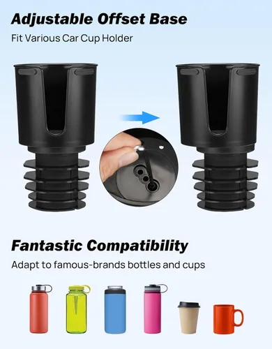Miniatura 5 de JOYTUTUS Soporte de teléfono para automóvil, soporte de teléfono celular ajustable de cuello de cisne largo para iPhone, Samsung, Google y todos