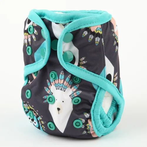 Miniatura 2 de Pañal para bebé recién nacido, 8lbs-10lbs (animal nativo americano)