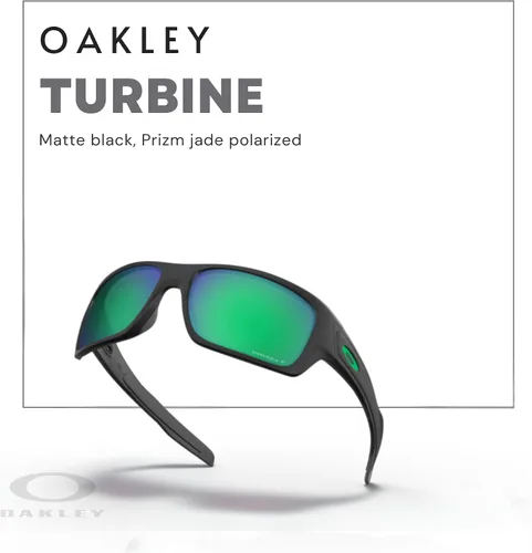 Miniatura 38 de Oakley Turbine OO9263 - Gafas de sol rectangulares para hombre, correa + paquete con kit de gafas de diseñador iWear