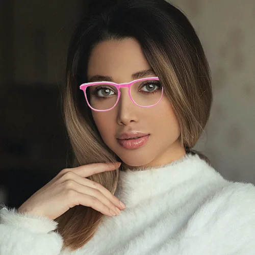Miniatura 2 de Gafas de seguridad para hombres, mujeres, enfermeras, antivaho y a la moda, cómodas, con escudos laterales, protección ocular para adultos Rosa