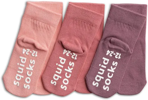 Miniatura 22 de squid socks Calcetines de viscosa de bambú 0-6M, 6-12M, 12-24M y 2T-3T Calcetines que se mantienen puestos