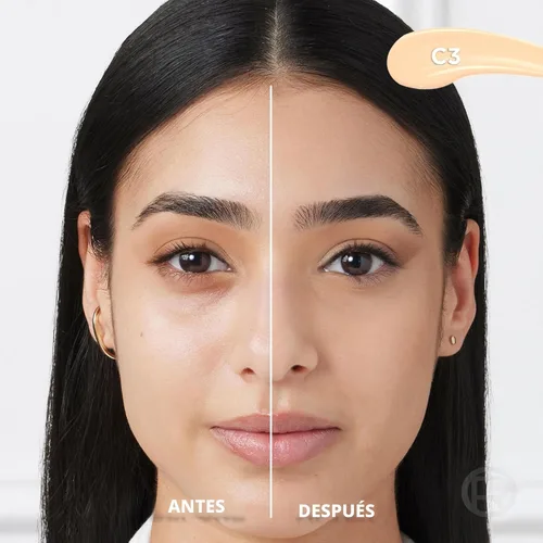 Miniatura 2 de L'Oreal Paris True Match - Corrector de suero radiante, corrector iluminador debajo de los ojos con 1.5% de ácido hialurónico y cafeína, C3, 0.33