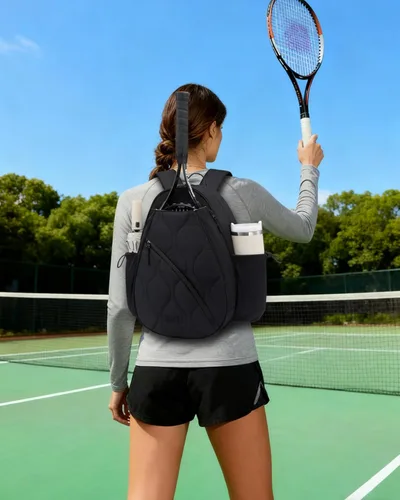 Miniatura 2 de Mochila de tenis Sucipi para mujeres y hombres, mochila para raquetas de tenis resistente al agua y lavable a máquina, bolsa deportiva ligera