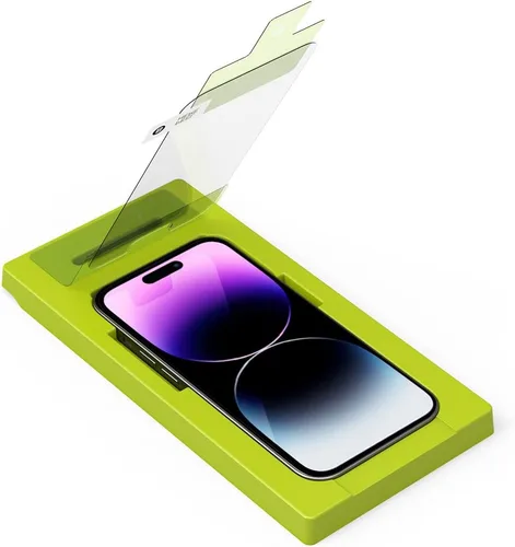 Miniatura 2 de PureGear Protector de pantalla de vidrio templado HD de máxima claridad para Apple iPhone 14 Pro Max (2022) de 6.7 pulgadas, táctil + precisión