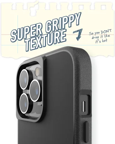 Miniatura 3 de Smartish® Funda delgada para iPhone 13 Pro - Gripmunk - [ligera + protectora] Funda de agarre fina - Black Tie Affair