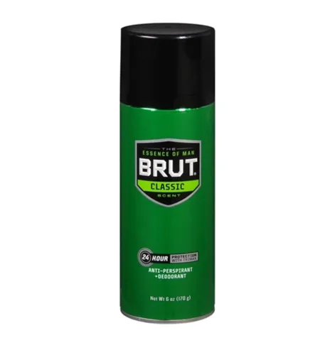 Miniatura 3 de BRUT Spray antitranspirante y desodorante clásico, desodorante en aerosol perfumado para hombres, potente protección contra olores y sudor, sin