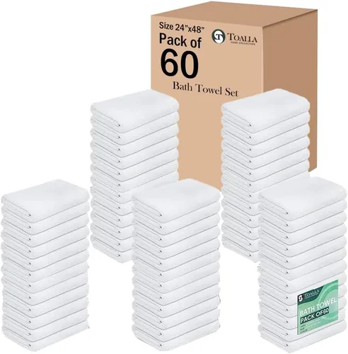 Miniatura 12 de Paquete de 6 toallas de baño negras (paquete de 6, 30 pulgadas de ancho x 60 pulgadas de largo, 30 pulgadas de ancho x 60 pulgadas de largo), toalla