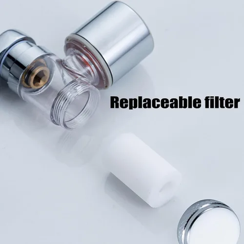 Miniatura 3 de 5 unidades de filtro de agua aireador extensor de grifo, anillos de filtro de cerámica, grifo de filtro universal contra salpicaduras, mejora