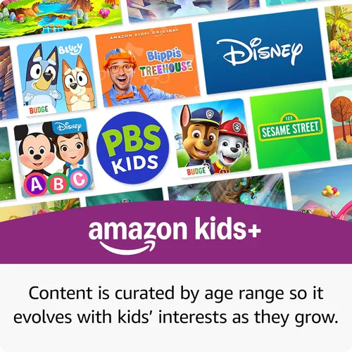 Miniatura 3 de Tablet Amazon Fire HD 10 Kids para niños de 3 a 7 años Controles parentales, 2 años de garantía sin preocupaciones, contenido adecuado para la Azul