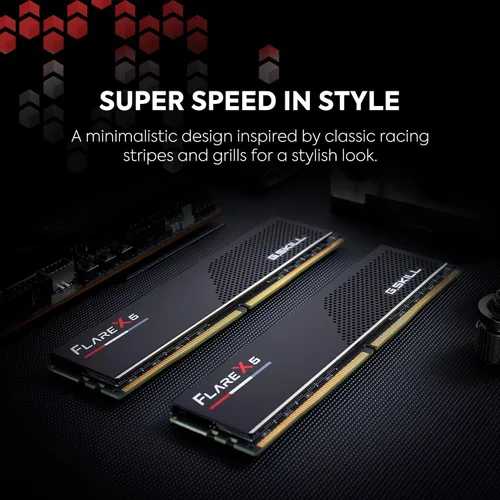 Miniatura 3 de G.SKILL Flare X5 Series DDR5 RAM (AMD Expo e Intel XMP 3.0) 128 GB (2 x 64 GB) 6000MT/s CL34-44-44-96 1.35V Memoria de computadora de escritorio