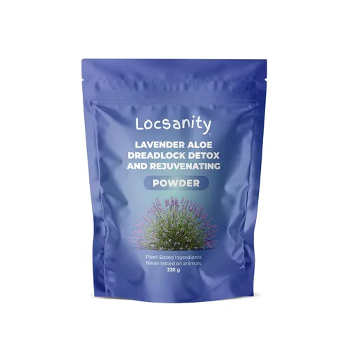 Miniatura 10 de Locsanity Detox para el cuero cabelludo de rastas - Polvo de limpieza profunda para rastas, acondicionador limpiador - Limpiador natural