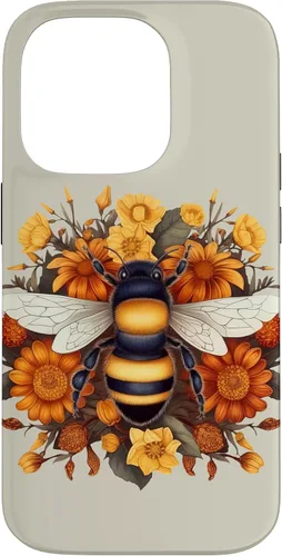 Miniatura 17 de iPhone 16 Boho Flower Bee Honey Beekeeper Daisy Sunflower Bee Case