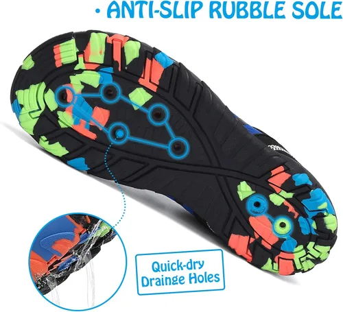 Miniatura 6 de SAGUARO Kids Boys Girls Water Shoes Non-Slip Quick-Dry Barefoot Aqua Shoe Outdoor Sport Beach Swimming Surfing Diving