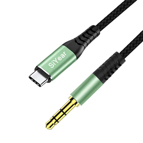 Cable de audio USB C a 0.138 in, TRS de 1/8 pulgadas a USB tipo C Aux para altavoz estéreo de automóvil, cable auxiliar compatible con iPhone 15, 16