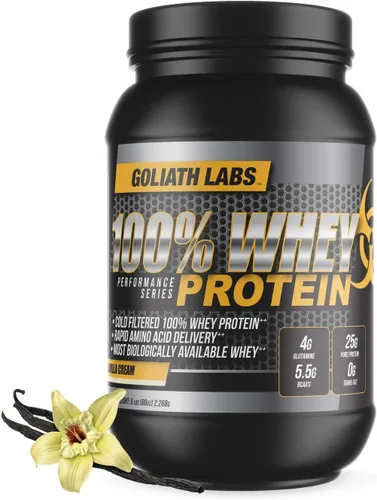Miniatura 2 de Goliath Labs 100% Proteína de Suero en Polvo 4.5 kg (Galletas y Crema)